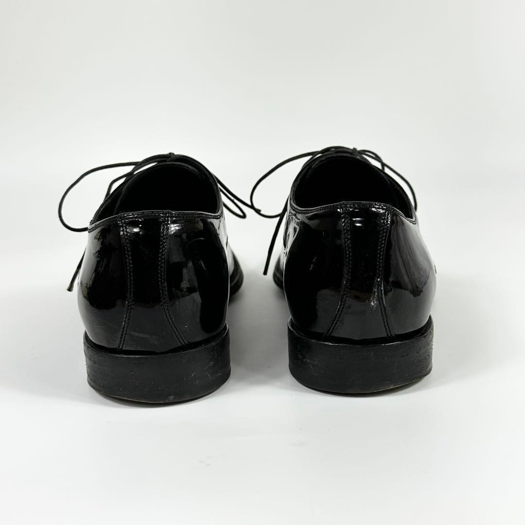 Dior HOMME エナメル レザー ブラック シューズ 39 パテント