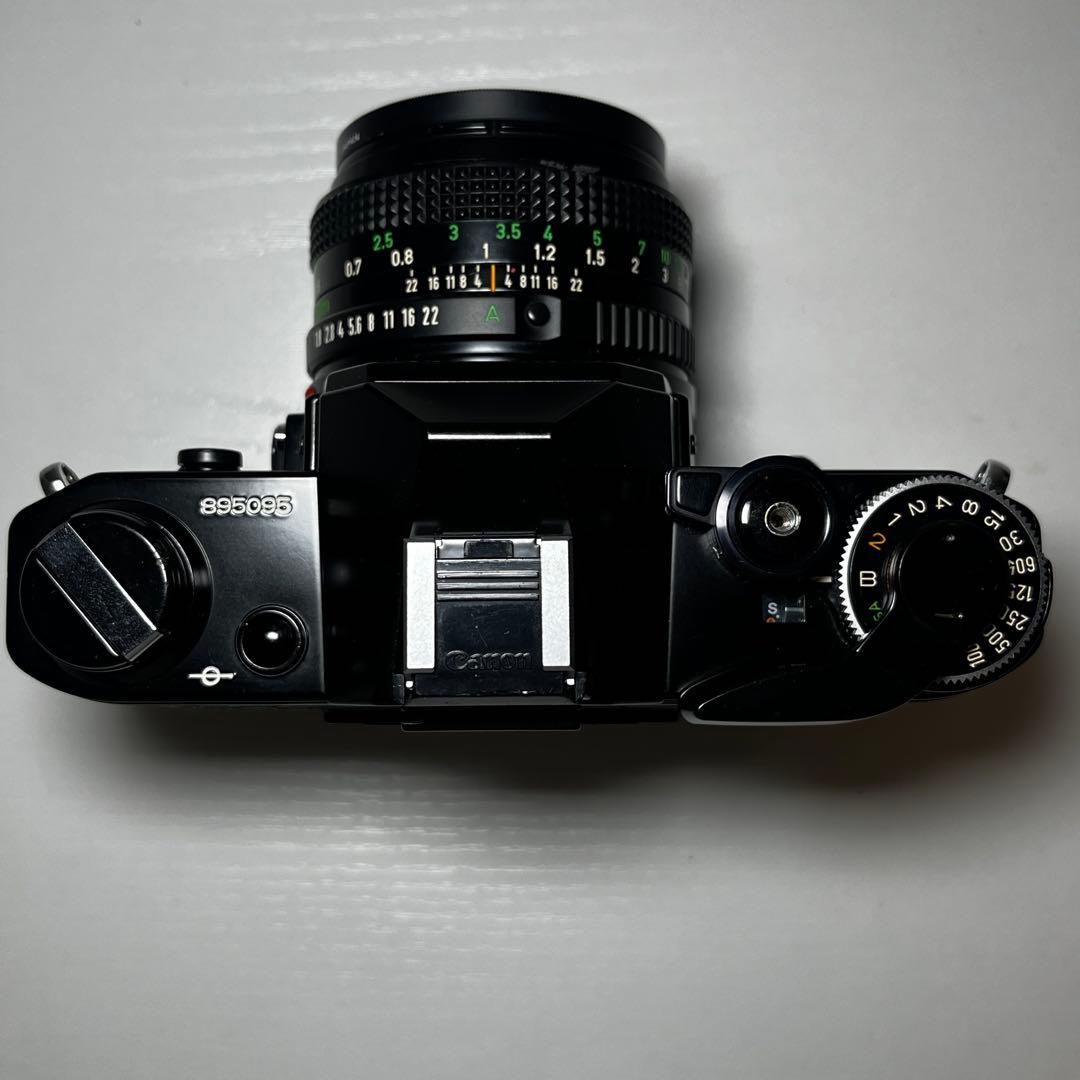 動作品】Canon AE-1 ブラック NFD 50mm f/1.8