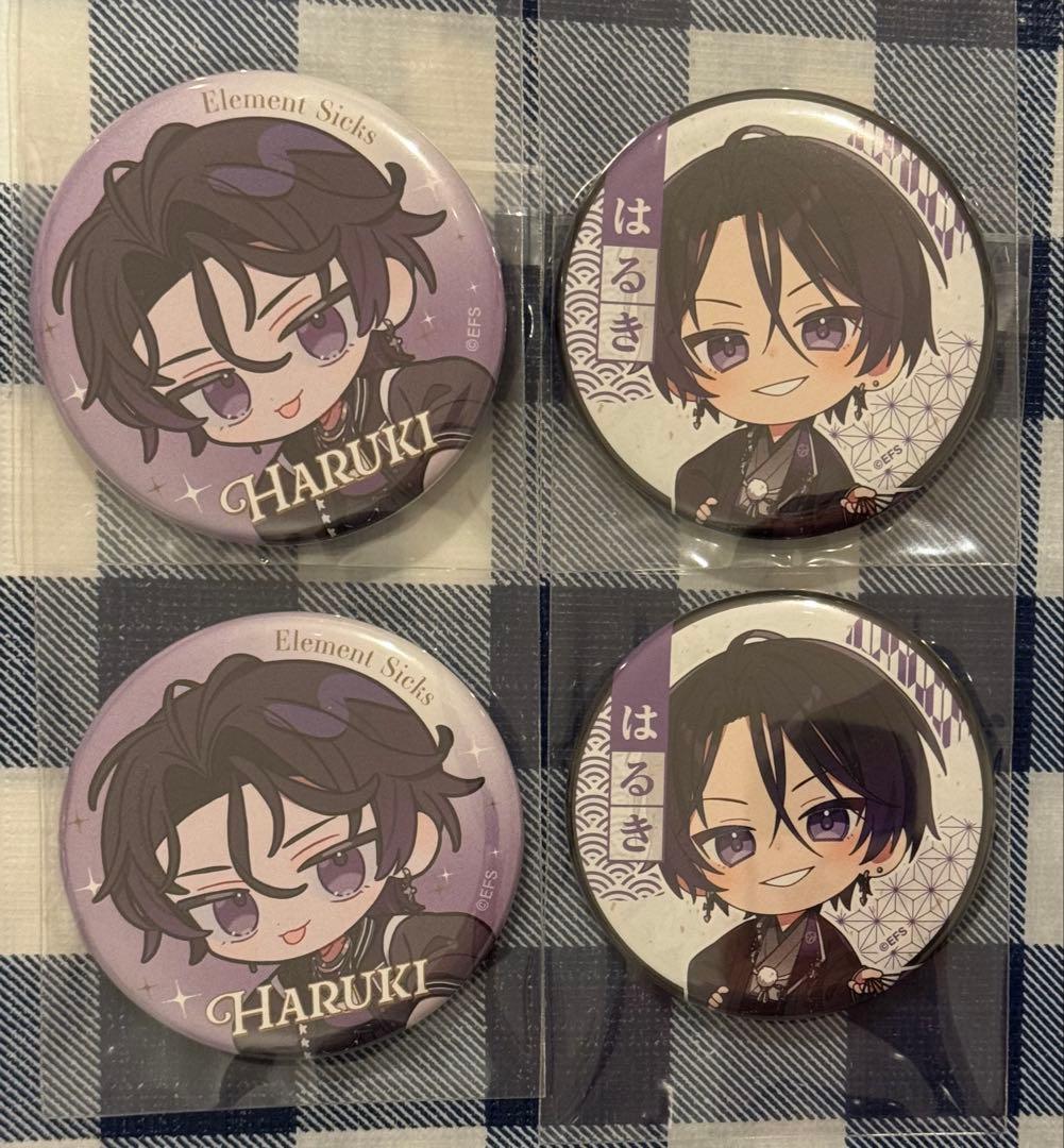 EL6 ランダム缶バッジ HARUKI 4個セット - メルカリ
