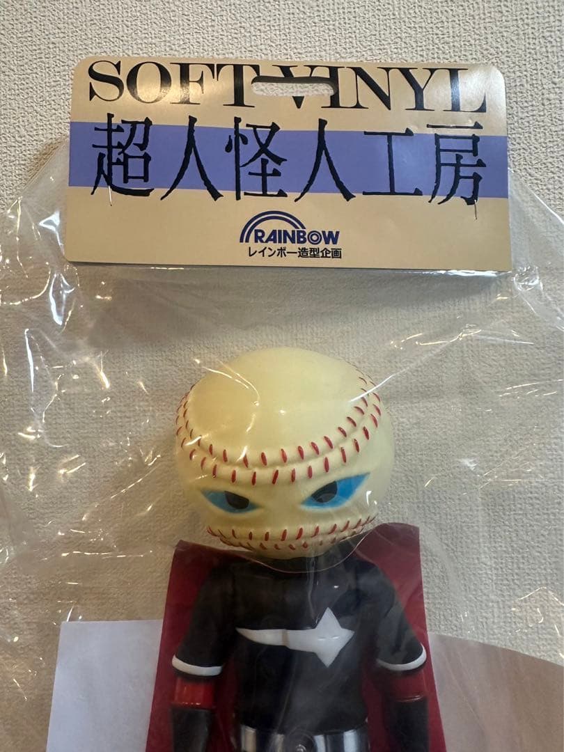 仮面怪人 野球仮面ソフビ 超人怪人工房 レインボー造型企画