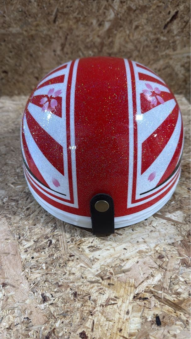 紅白　富士日章　桜　ラメ仕上げ　コルク半