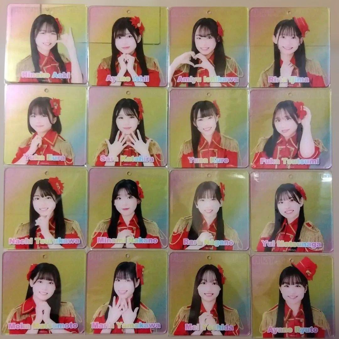 匿名配送】HKT48 推しドリンク 第17弾コースター 7期生16枚セット