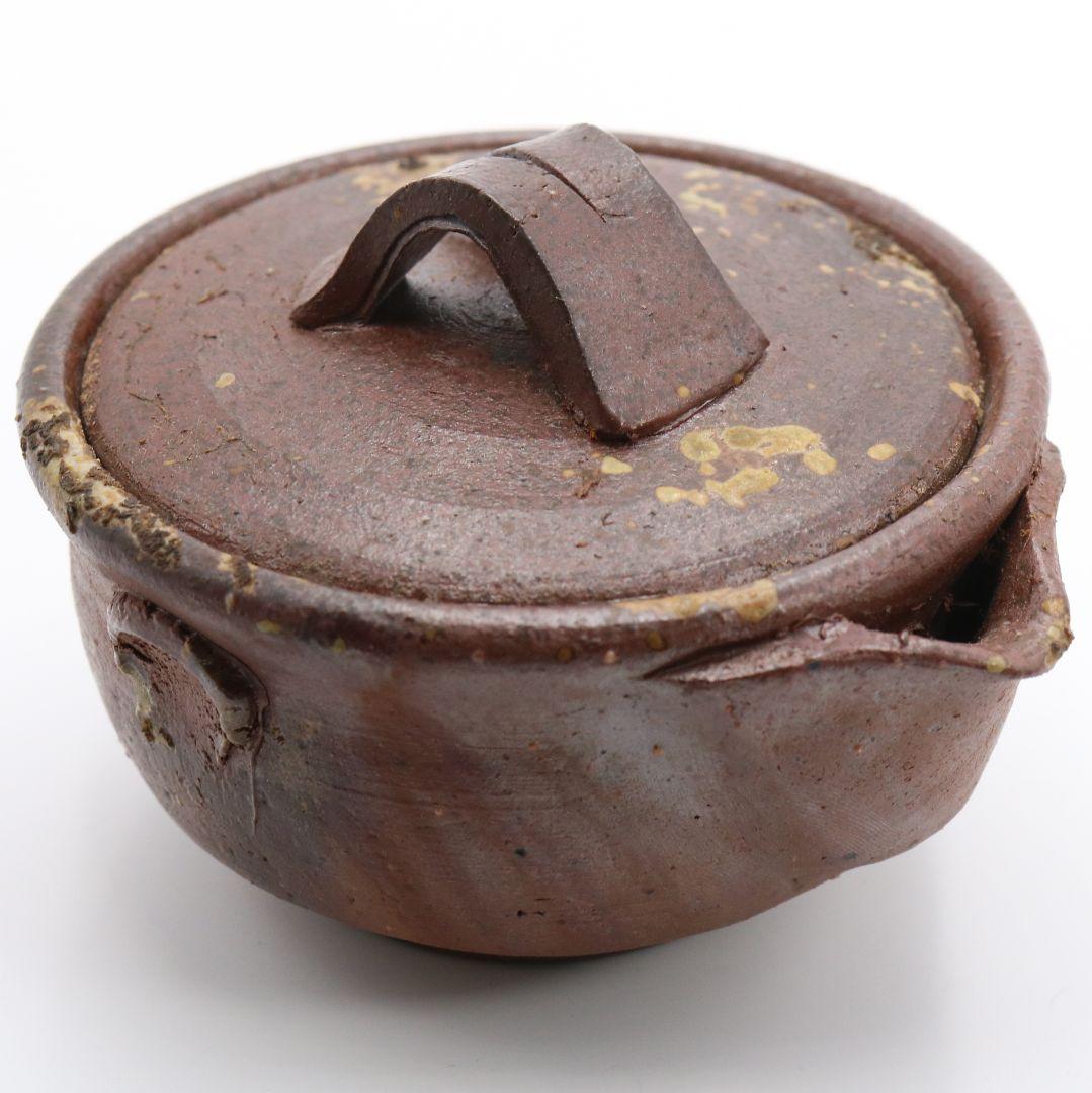 備前焼 宝瓶 在銘 煎茶道具 茶器 共箱　SX307　NT2