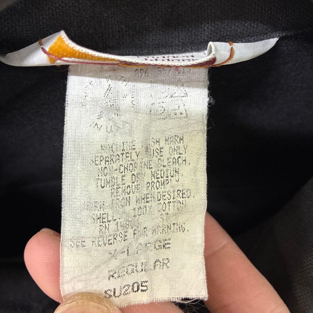 【USA製】 Carhartt ダークグレー シャツジャケット 厚手生地 XL