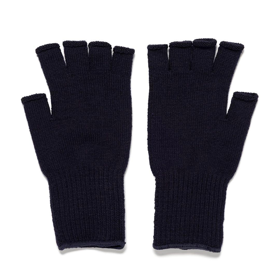 新品 ヒューマンメイド MILITARY GLOVES NAVY グローブ