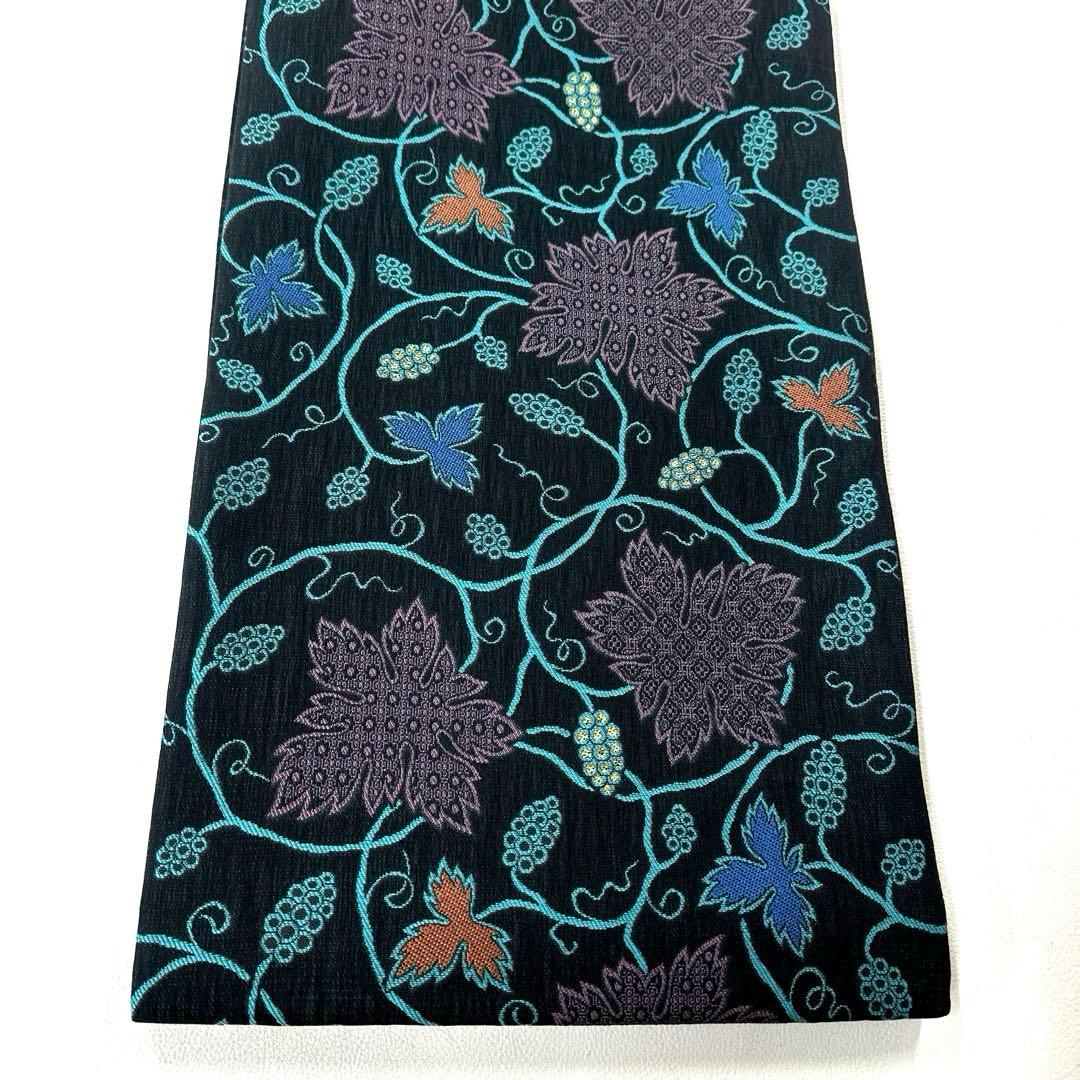 帯6188 ○高級 正絹 西陣織 片面全通 リバーシブル 袋帯 - メルカリ