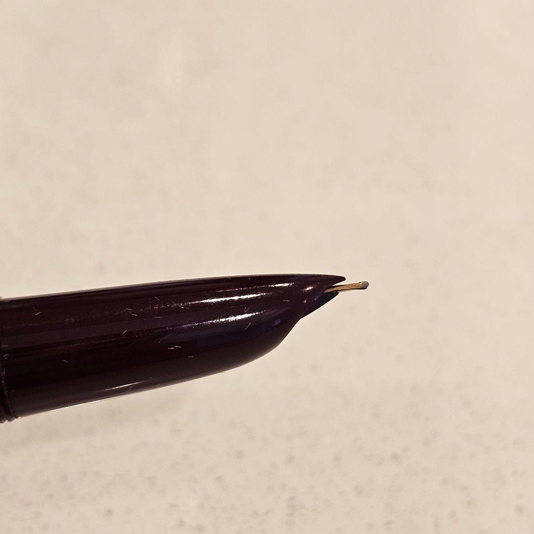 ONOTO ヴィンテージ万年筆 エンジ 赤紫