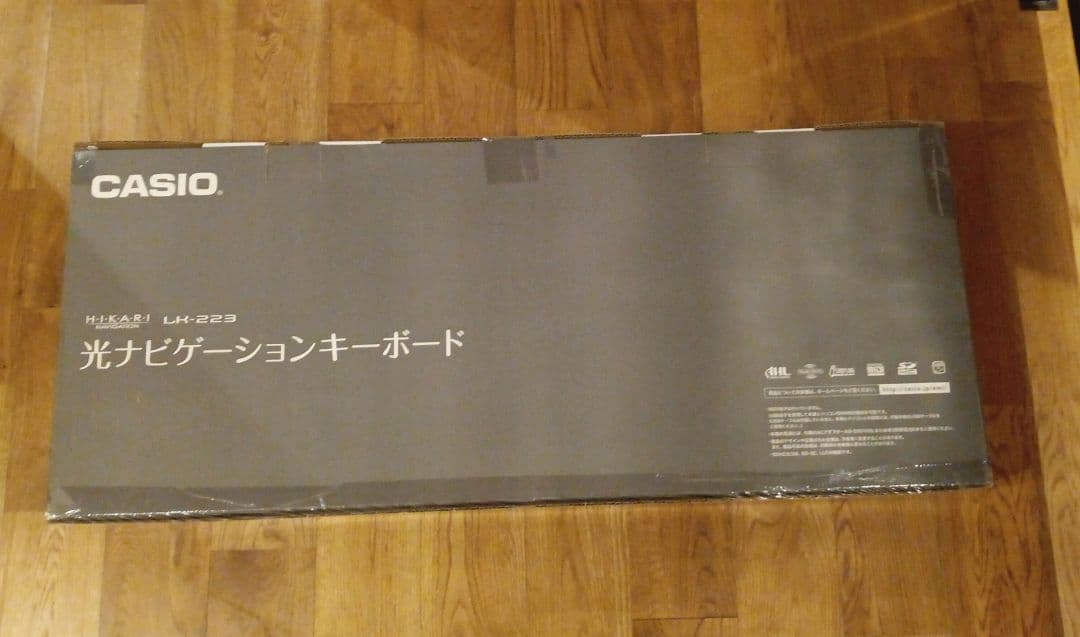 新品未開封品 CASIO 61標準鍵 光ナビゲーションキーボード LK-223
