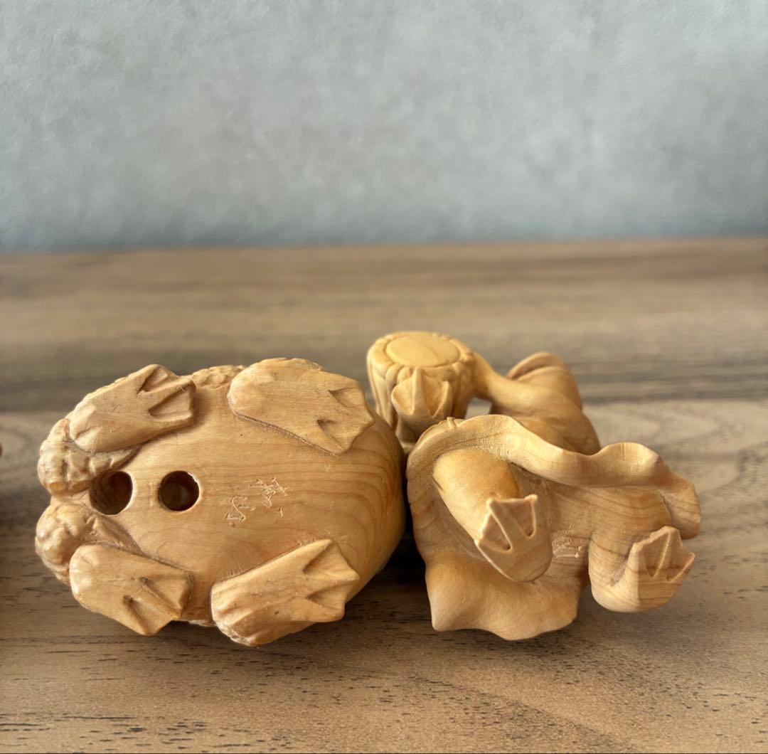 八雲】木彫り熊 引間二郎 木歩 北海道 熊彫 八雲エイト