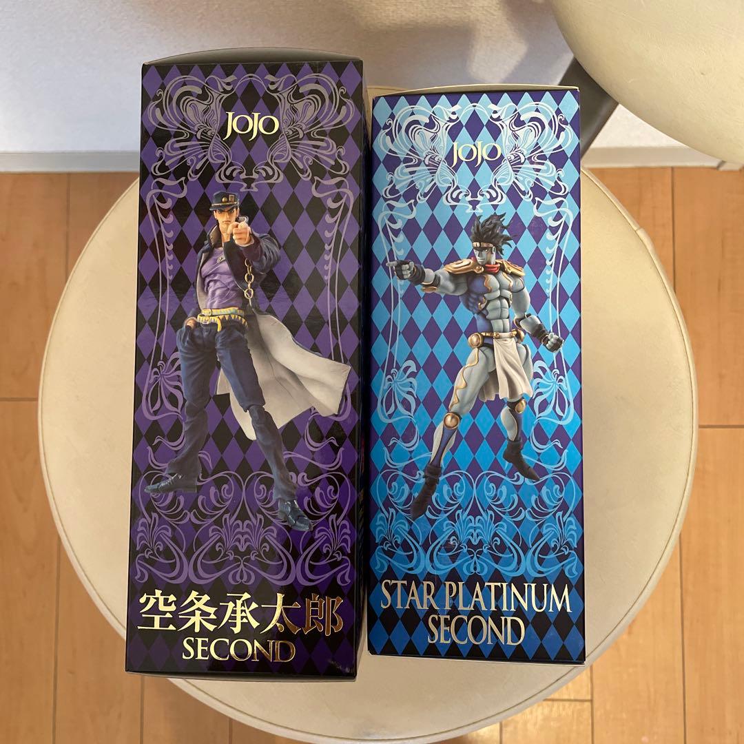 限定 初版 未開封 超像可動 ジョジョ 空条承太郎 スタープラチナ セカンド