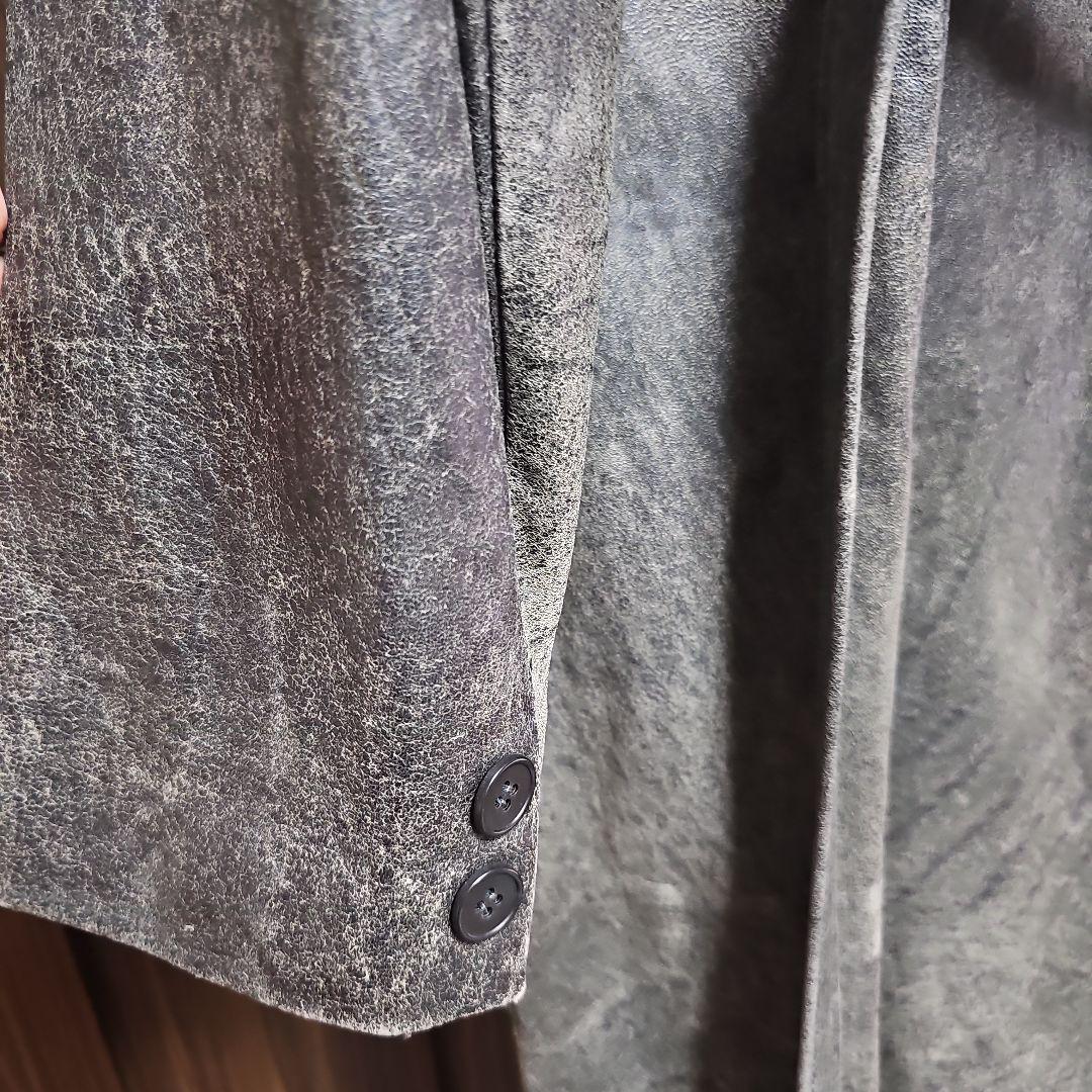 Yohji Yamamoto╱赤ラベル　ダブル レザーコート