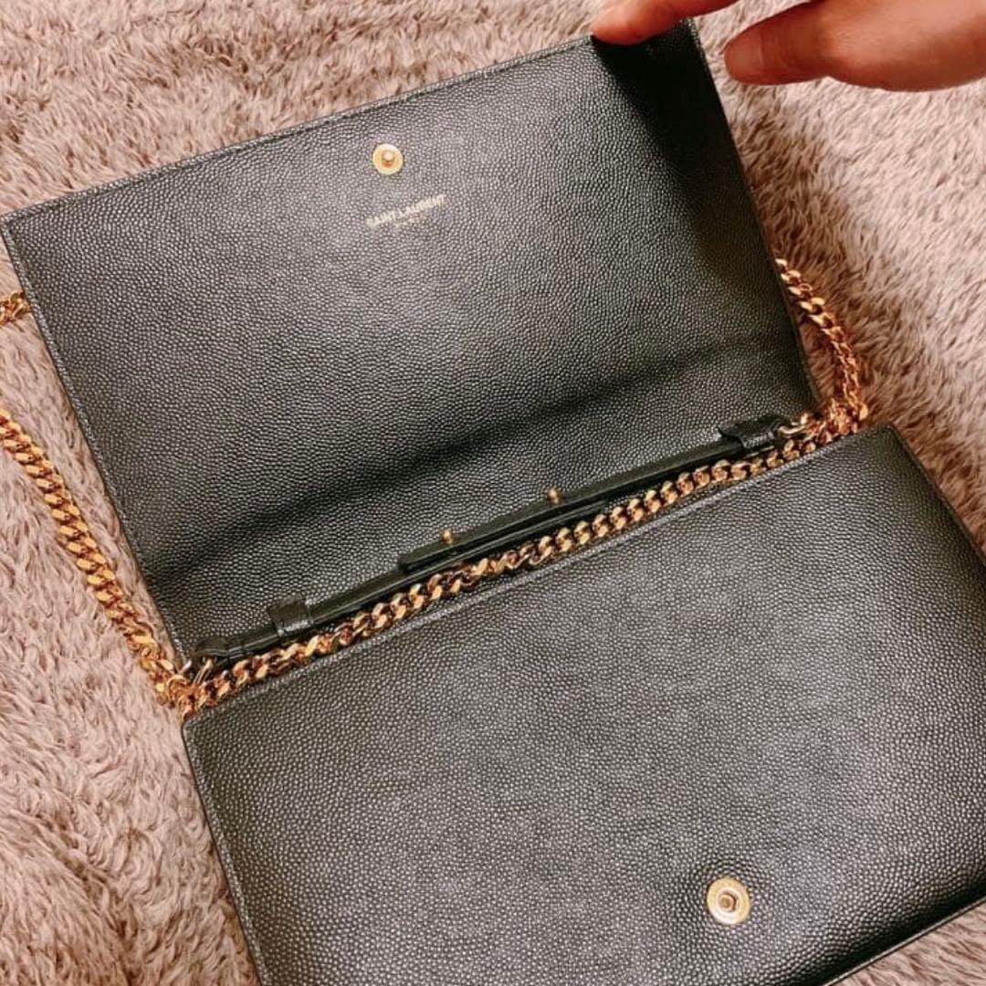 SAINT LAURENT ブラックショルダーバッグ