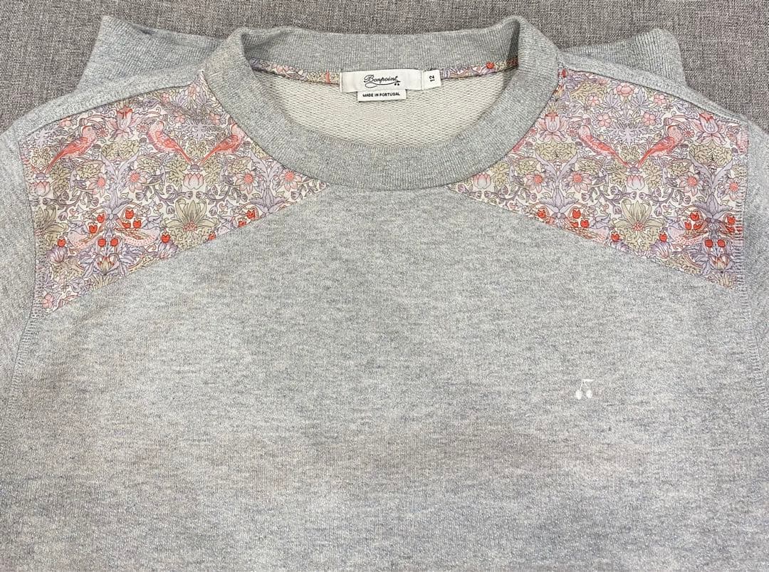 ボンポワン　リバティー　スウェット　12歳　超美品