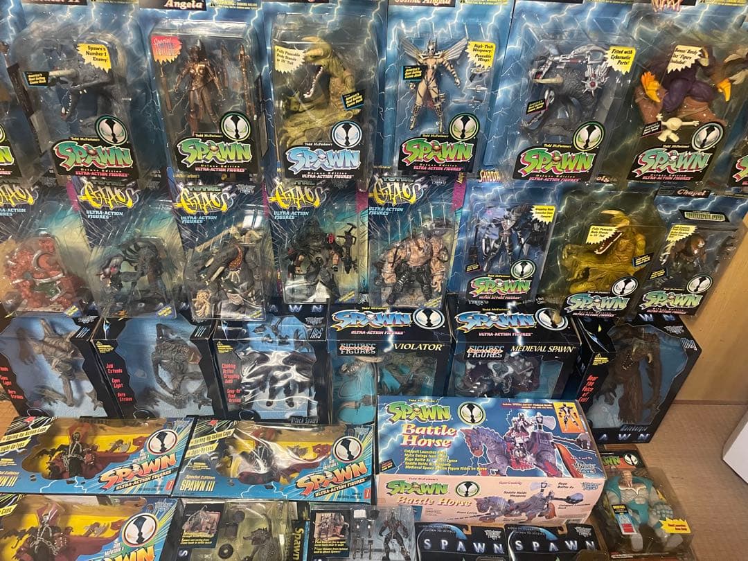 引退品 spawn アメコミ フィギュア レトロ レア まとめ売り 68個