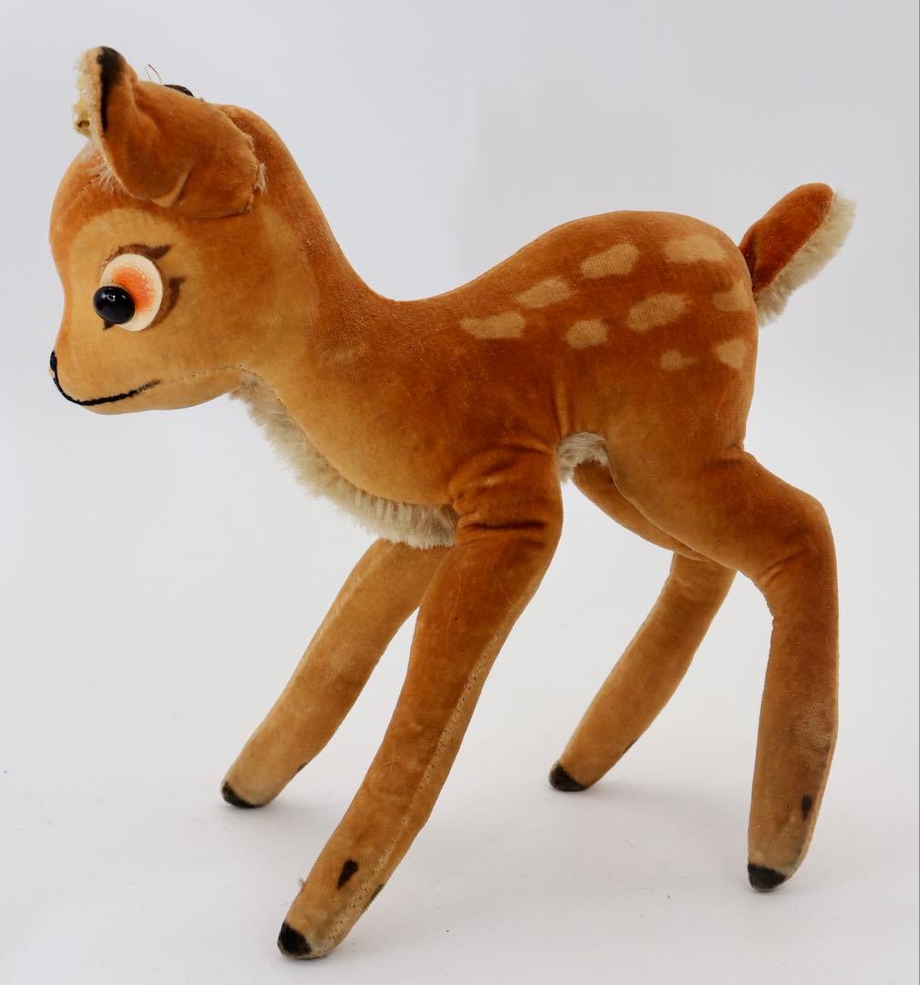 ビンテージ STEIFF バンビ ボタンタグ有り 約22cm
