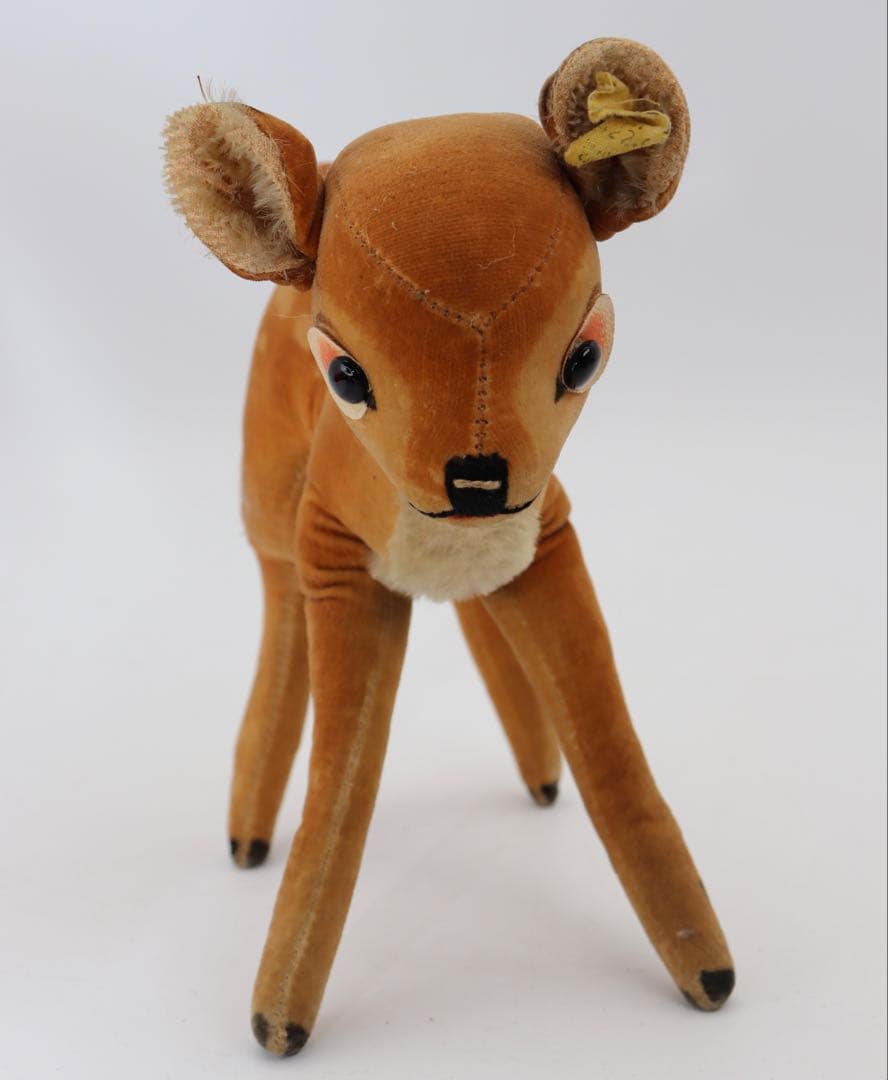 ビンテージ STEIFF バンビ ボタンタグ有り 約22cm