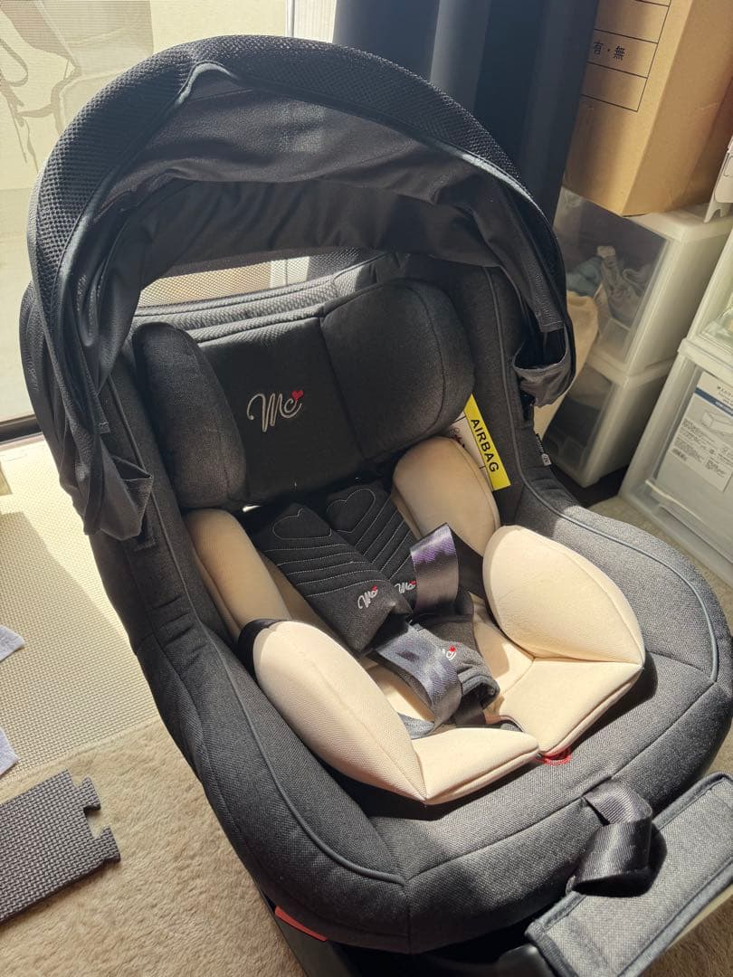 綺麗！エールベベ・クルット4i グランス ISOFIX対応 シャンパン