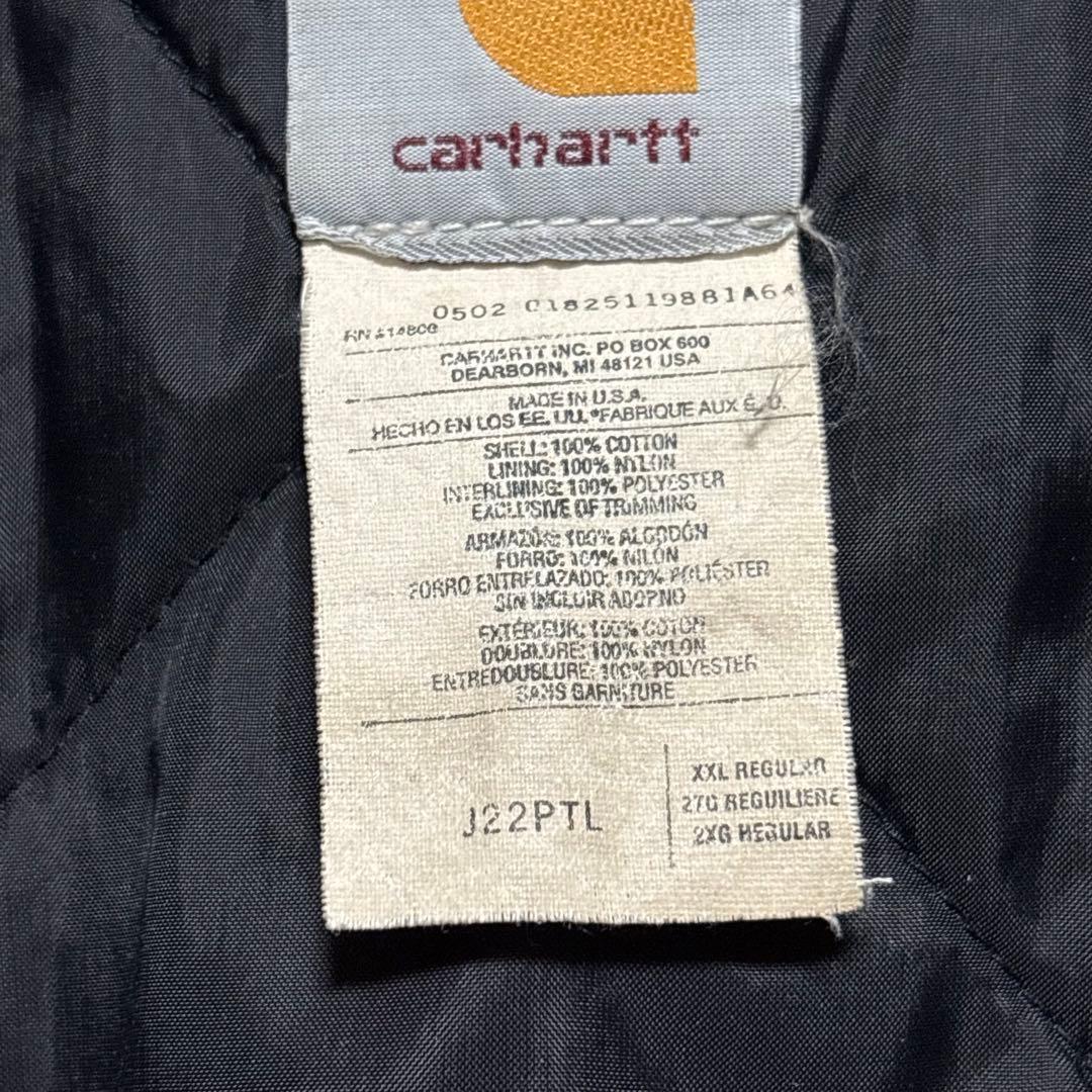 【希少】00s USA製 Carhartt トラディショナルジャケット XXL