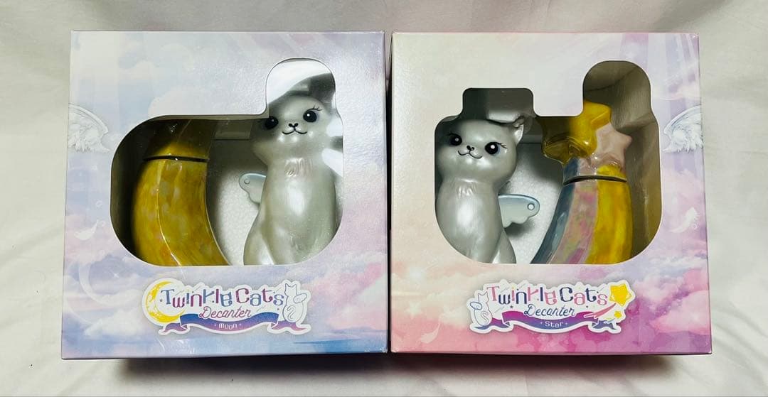 トゥインクル キャッツ デキャンタ スター＆ムーン 箱付き 未開封 陶器
