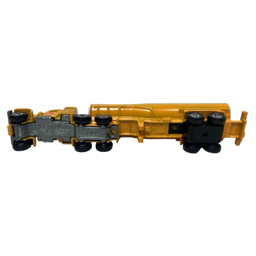 ロングトミカ ダイヤモンドレオ オイルタンクトレーラー 白タンク シェル L6
