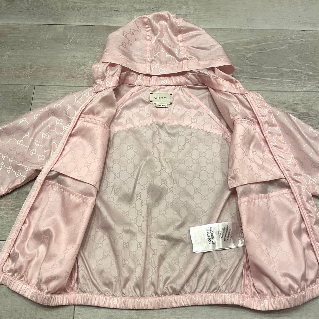 GUCCI グッチ　ブルゾン　ウインドブレーカー　36m ピンク