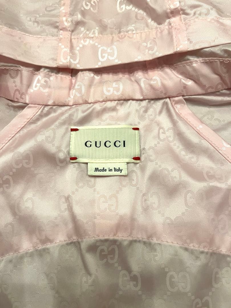 GUCCI グッチ　ブルゾン　ウインドブレーカー　36m ピンク