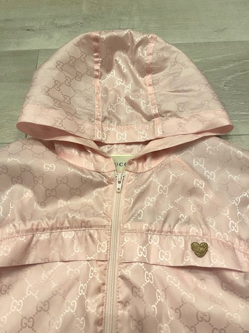 GUCCI グッチ　ブルゾン　ウインドブレーカー　36m ピンク