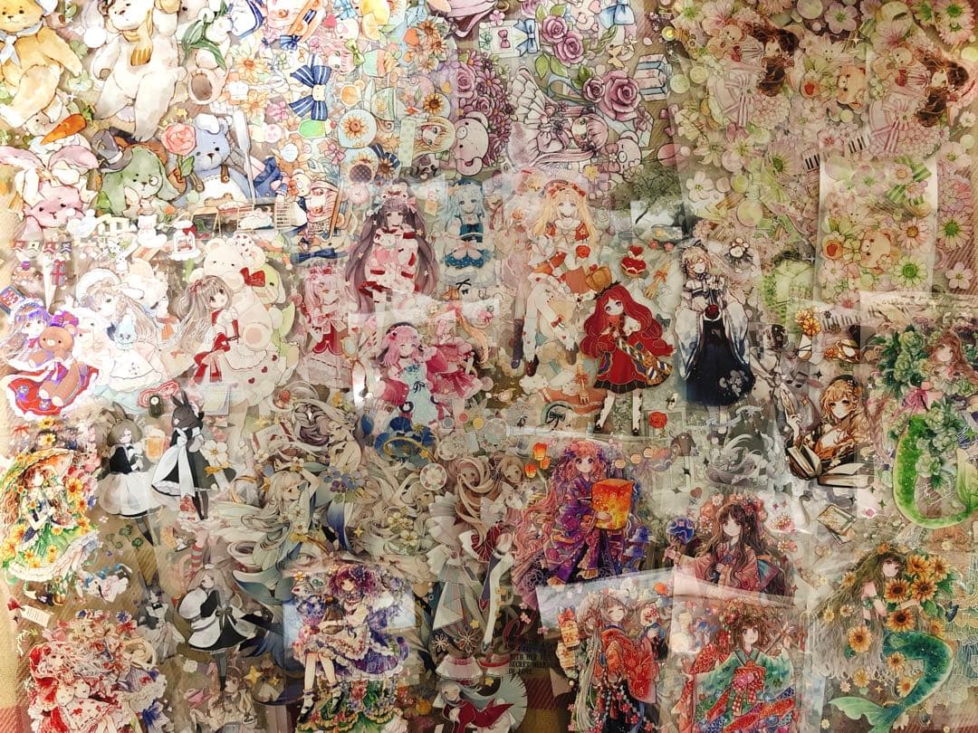 超大量❣️【海外マステ 700g超】カットマステ まとめ売り 装飾マステ人物マステ