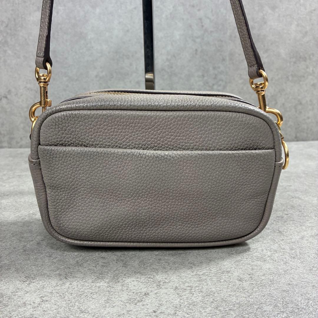 美品✨ TORY BURCH トリーバーチ グレー ペリーボンベ ミニバッグ