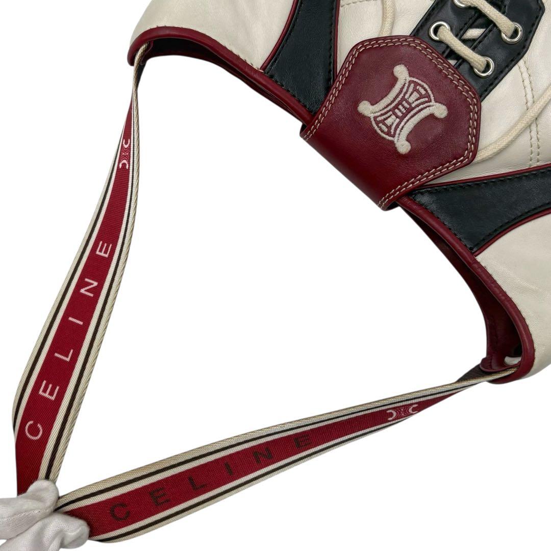 6184 美品 セリーヌ トリオンフ 2002年記念日韓ワールドカップ バッグ