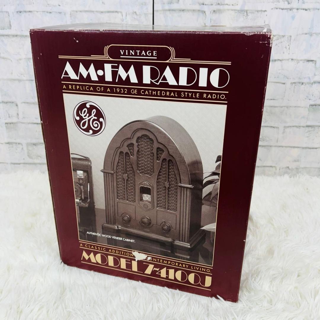 ほぼ未使用 Thomson アンティーク調ラジオ 7-4100J FM/AM
