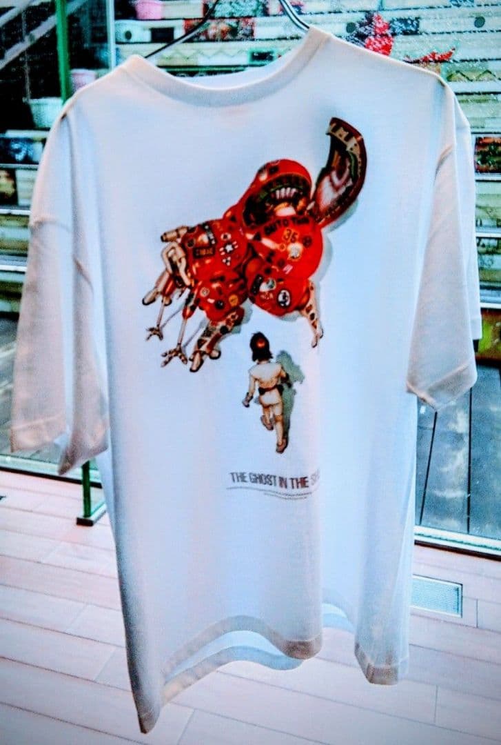 大友克洋×攻殻機動隊 Tシャツ トリビュートイラスト XXL 士郎正宗の