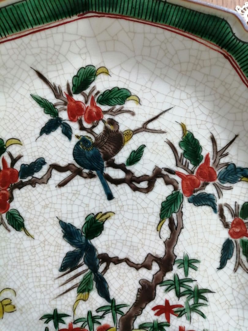 茶道具　菓子器　九谷焼　菓子皿　菓子鉢