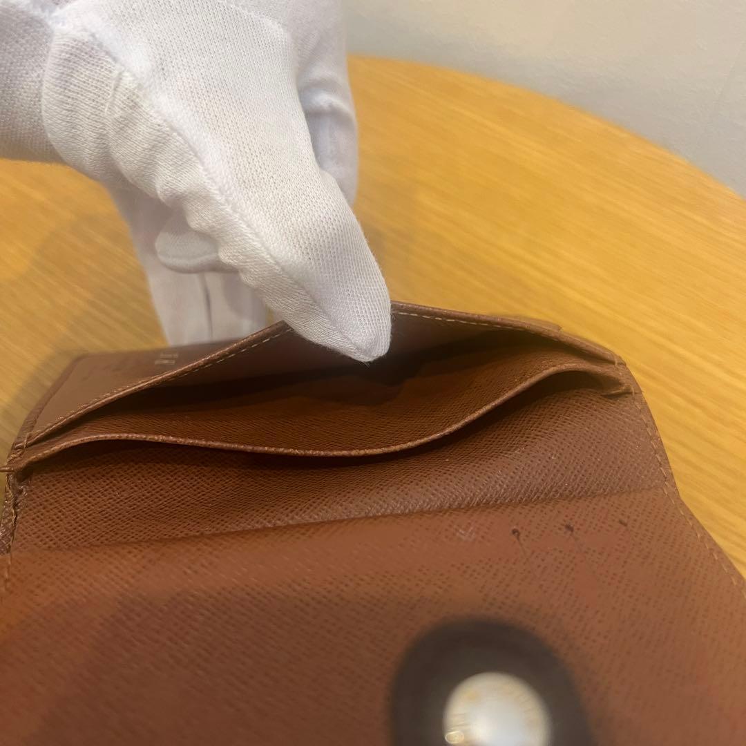 ◆Louis Vuitton ルイヴィトン 二つ折り財布 モノグラム ネーム入◆