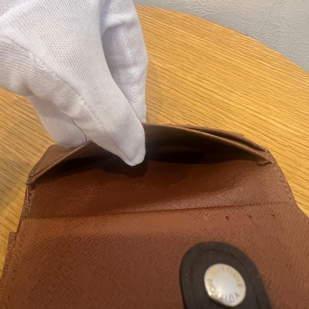 ◆Louis Vuitton ルイヴィトン 二つ折り財布 モノグラム ネーム入◆