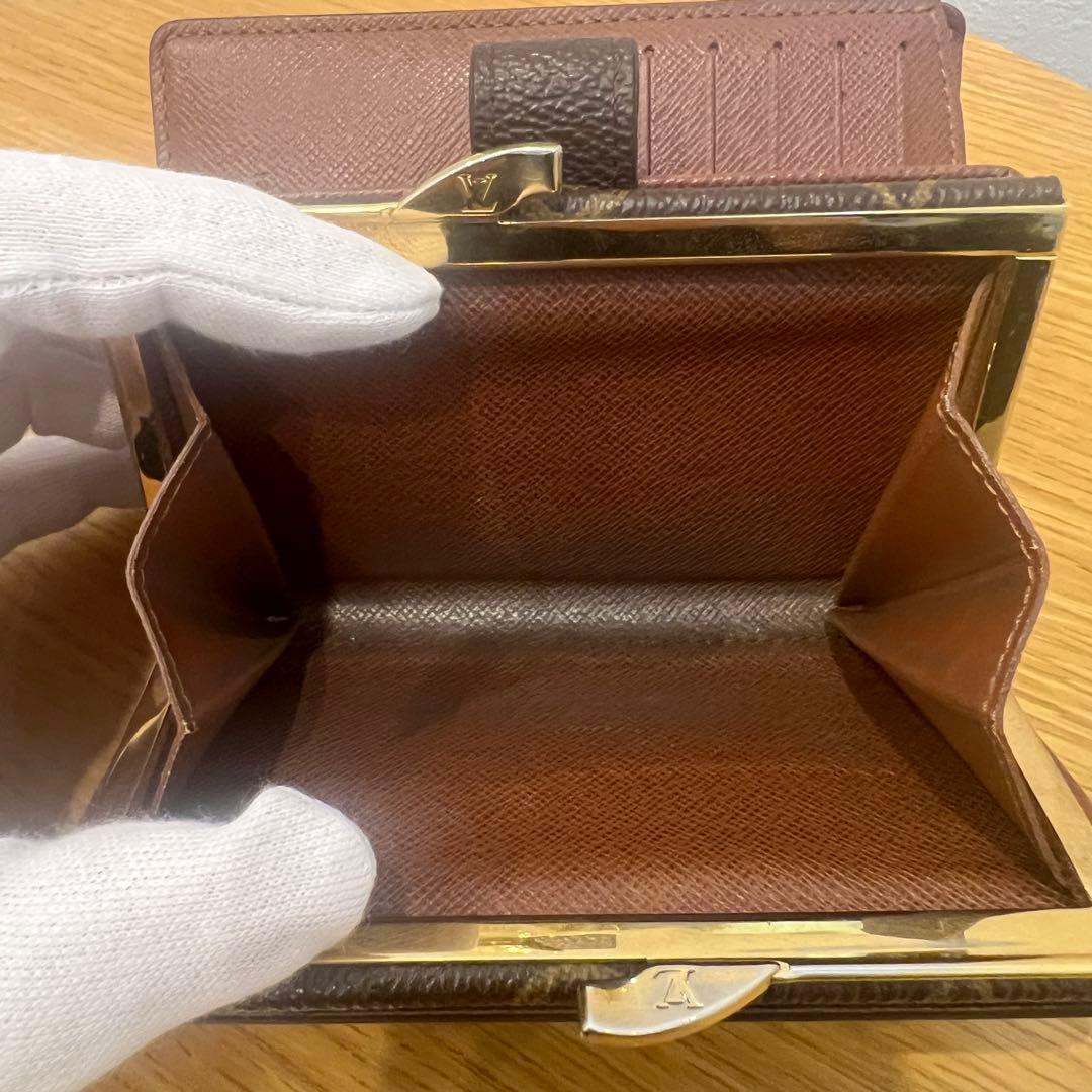 ◆Louis Vuitton ルイヴィトン 二つ折り財布 モノグラム ネーム入◆