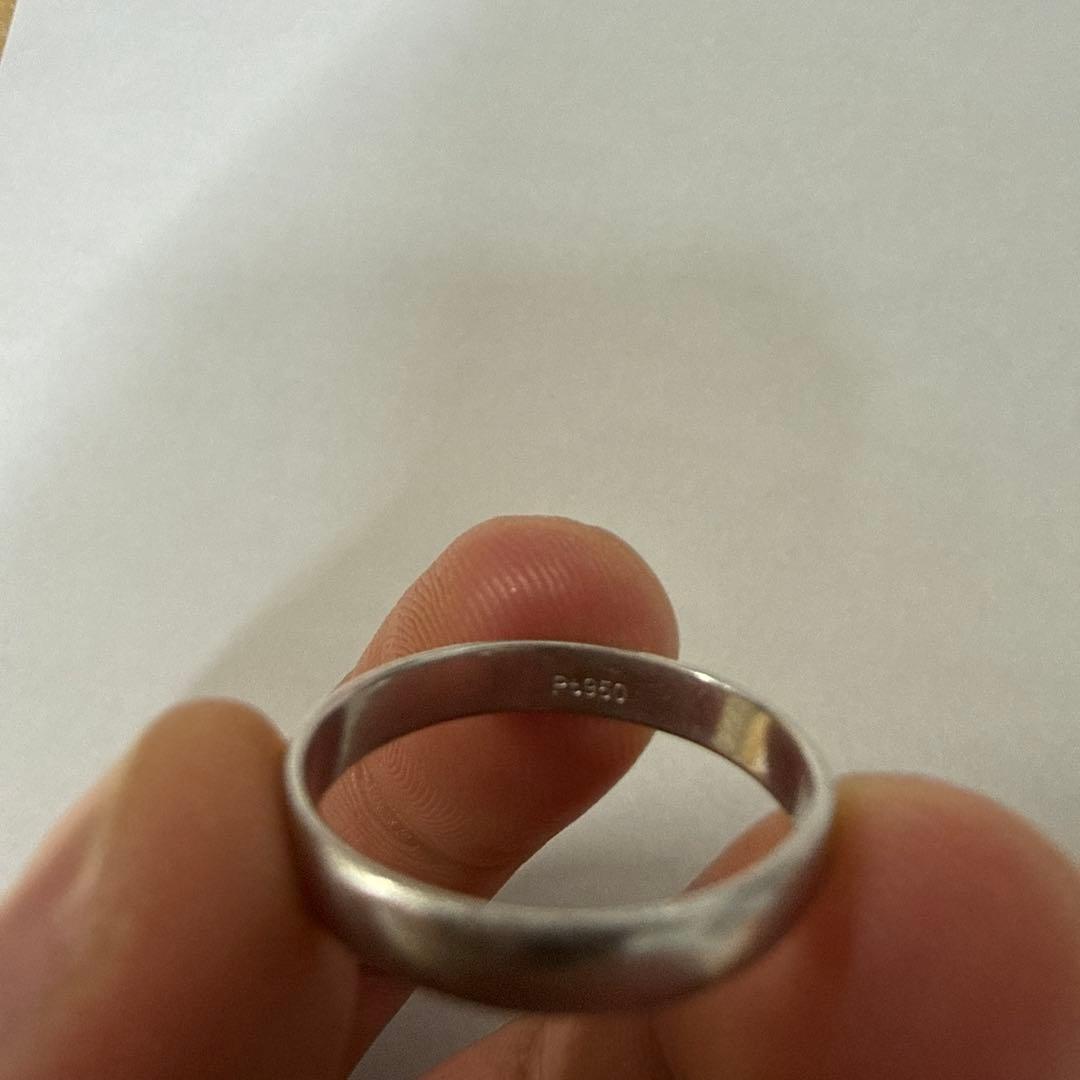 marie claireプラチナ950 シンプルリング