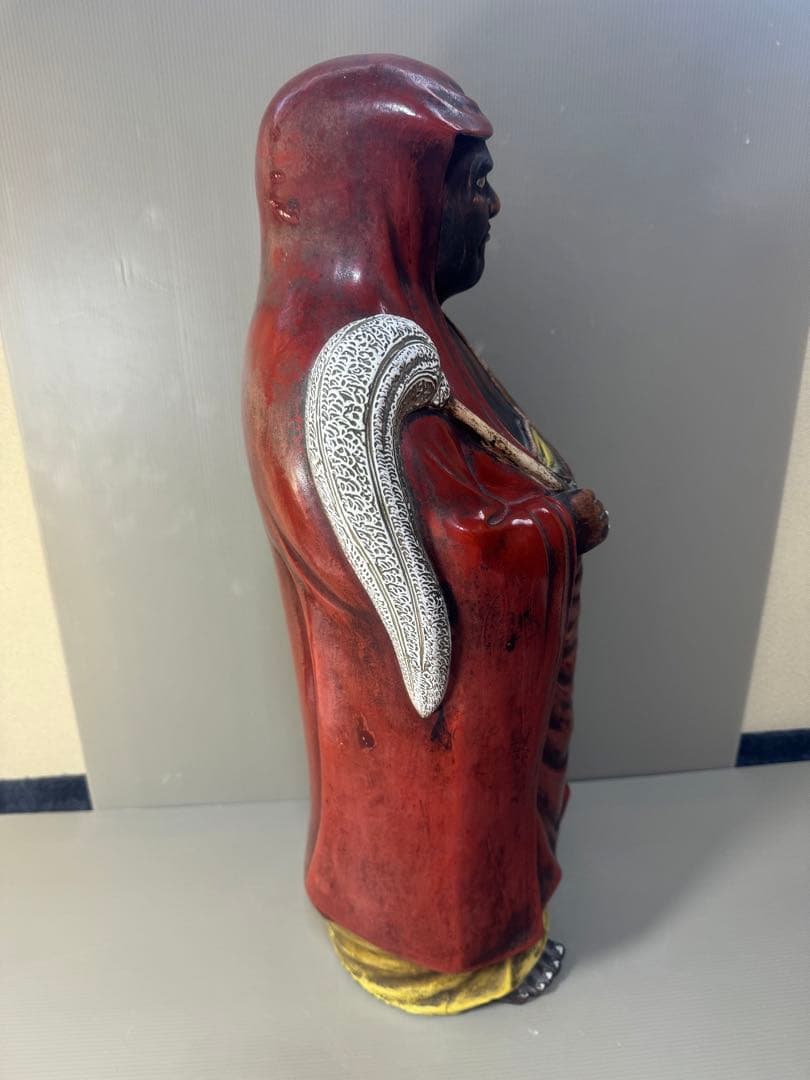 2392 九谷焼 達磨大師像 置物 仏教美術 時代物 - メルカリ