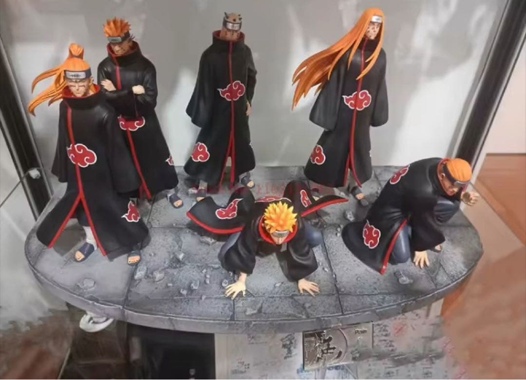 NARUTO ナルト ペイン六道 フィギュア 6体 台座セット 輪廻眼 暁 忍