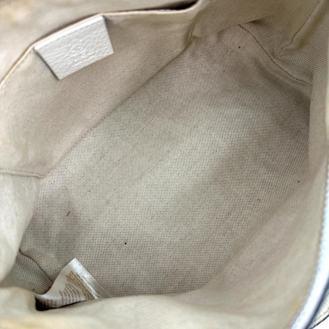 【保存袋付】GUCCI ソーホー アイボリー ハンドバッグ ミニバッグ