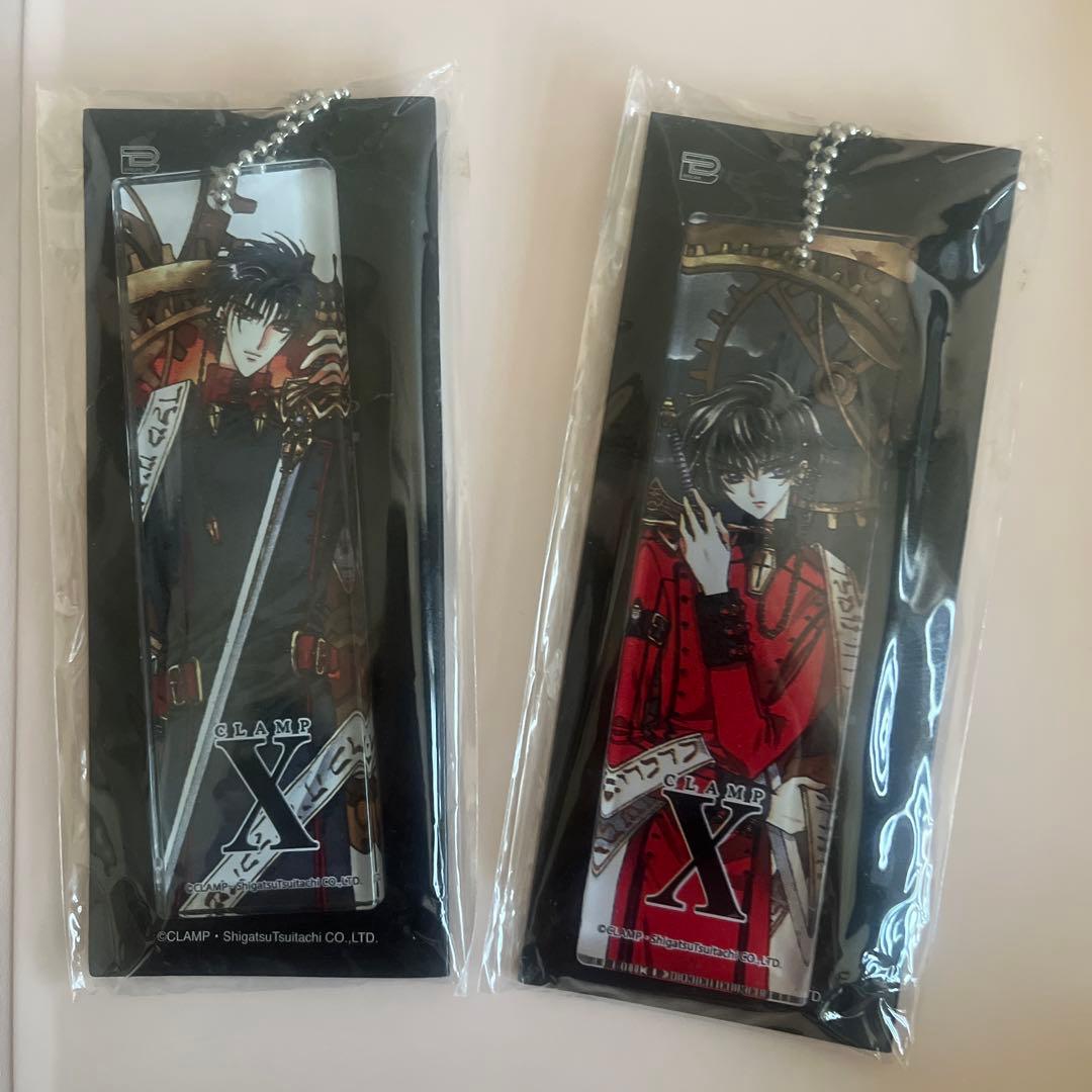 CLAMP X エックス 缶バッジ ポストカードセット司狼神威 桃生封真