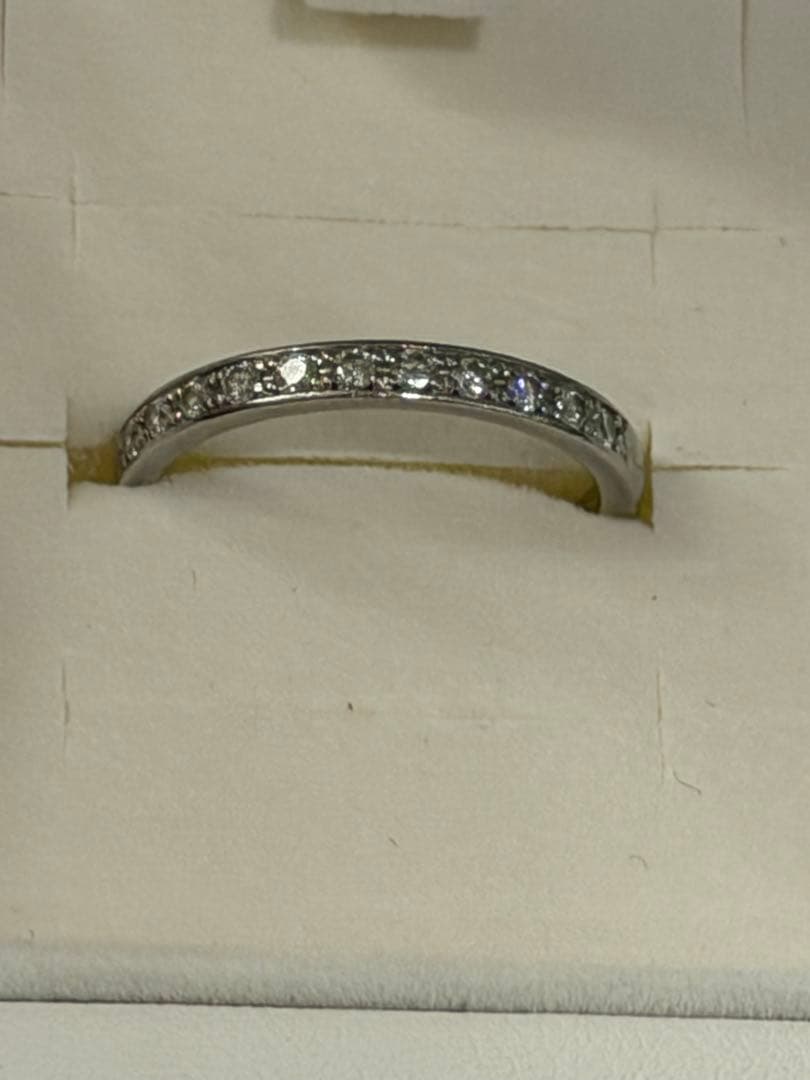 4°C プラチナ950 ダイヤモンドリング　6号