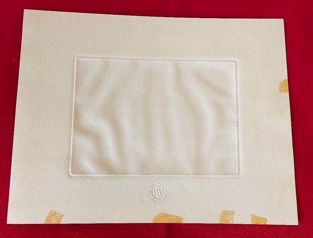 ルーブル美術館カルコグラフィー刻印あり★パリ フランス風景画 銅版画 優美堂額縁