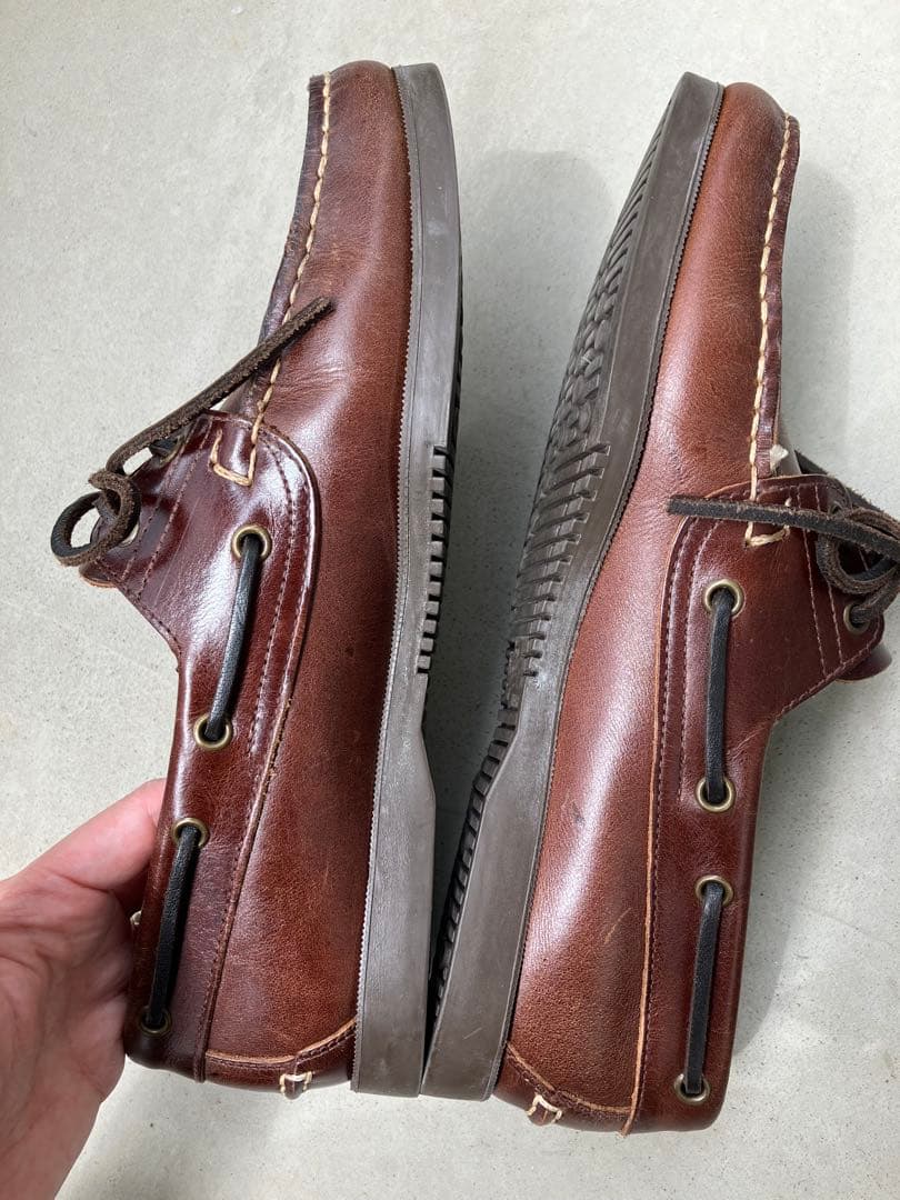 パラブーツ ブラウン デッキシューズ UK7.5