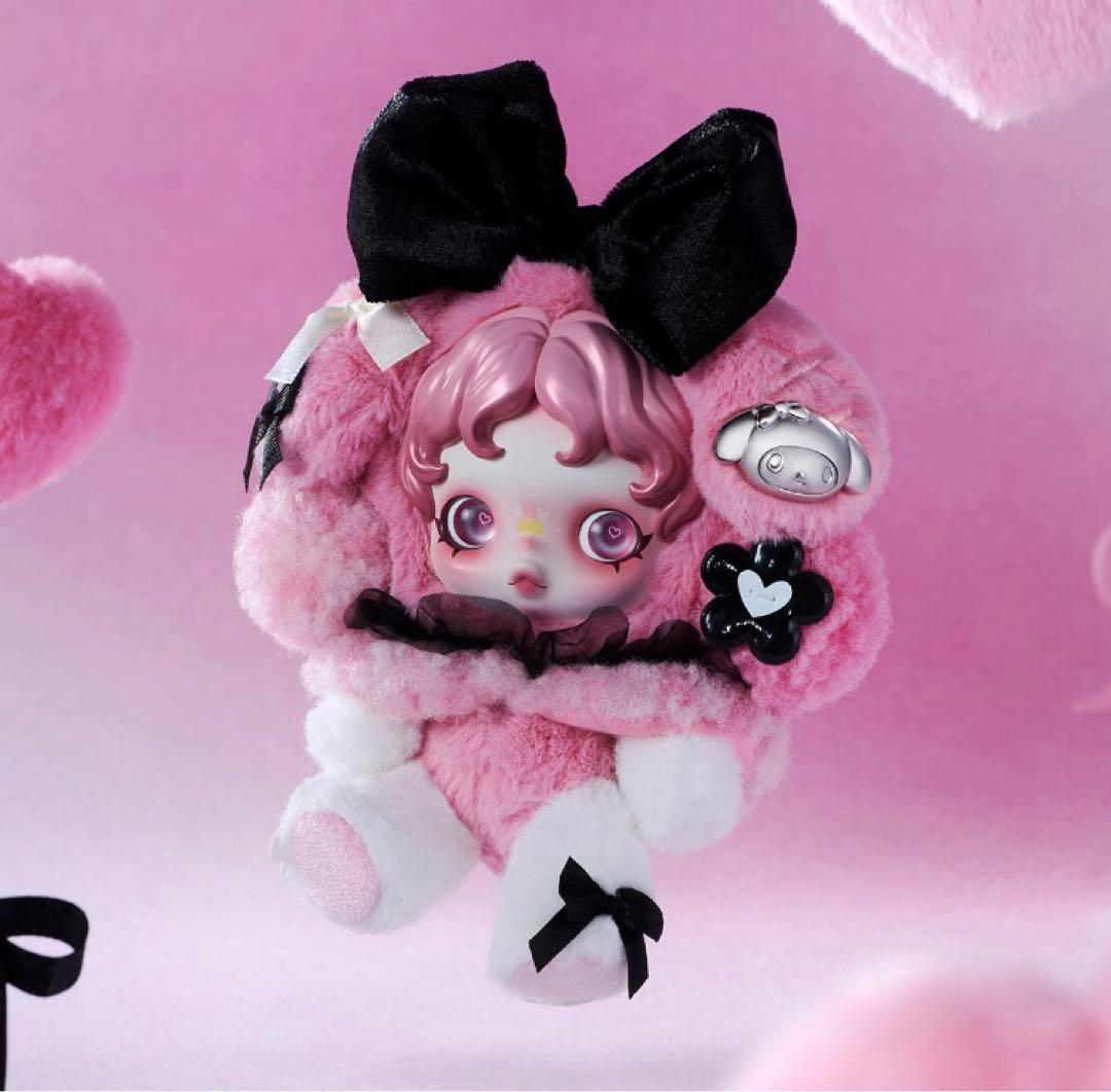 SKULLPANDA マイメロ クロミ ぬいぐるみペンダント　スカルパンダ　①