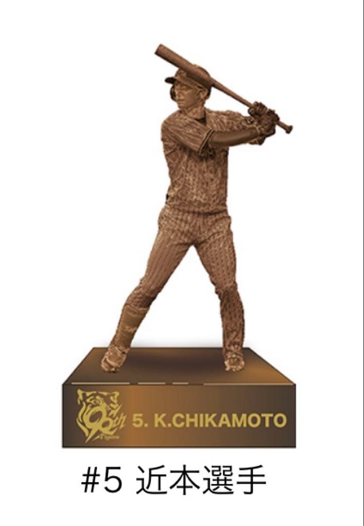 阪神タイガース創設90周年記念オブジェコンプセット 藤川球児 近本光司