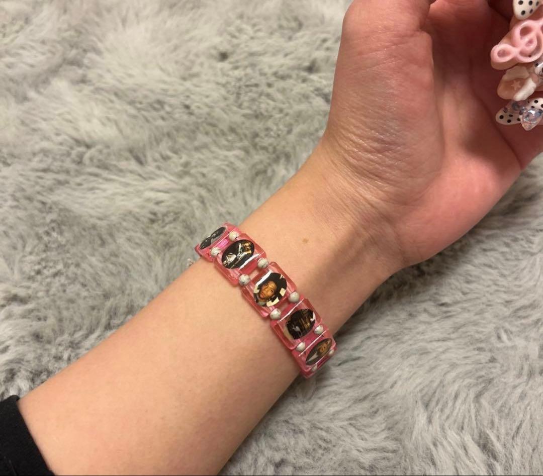 bazo1199 Forever 27club bracelet クリアピンク