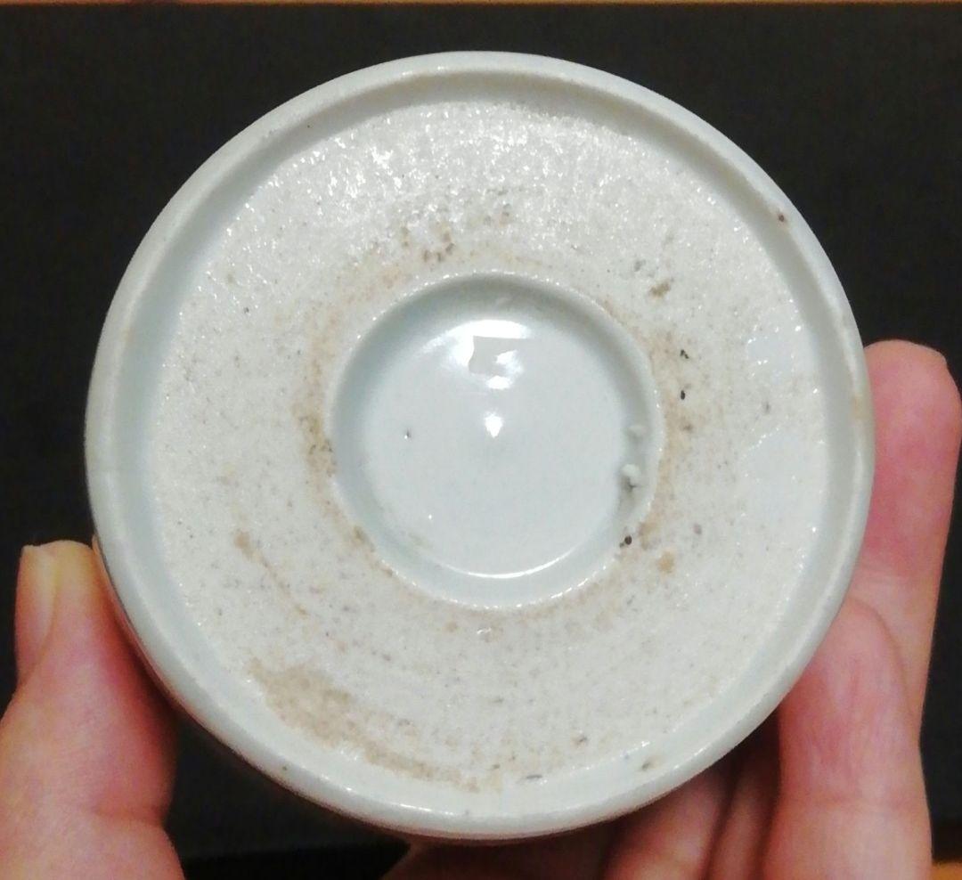 古伊万里　染付　蕎麦猪口　花鳥図　四客　食器