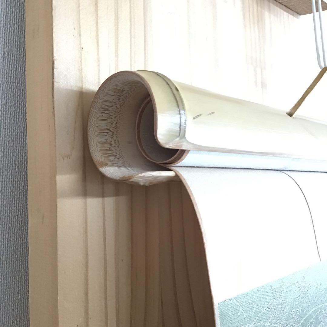 K茶道具 竹製 軸巻上(掛軸の長さ調整する時に) 紙箱 S978KJ