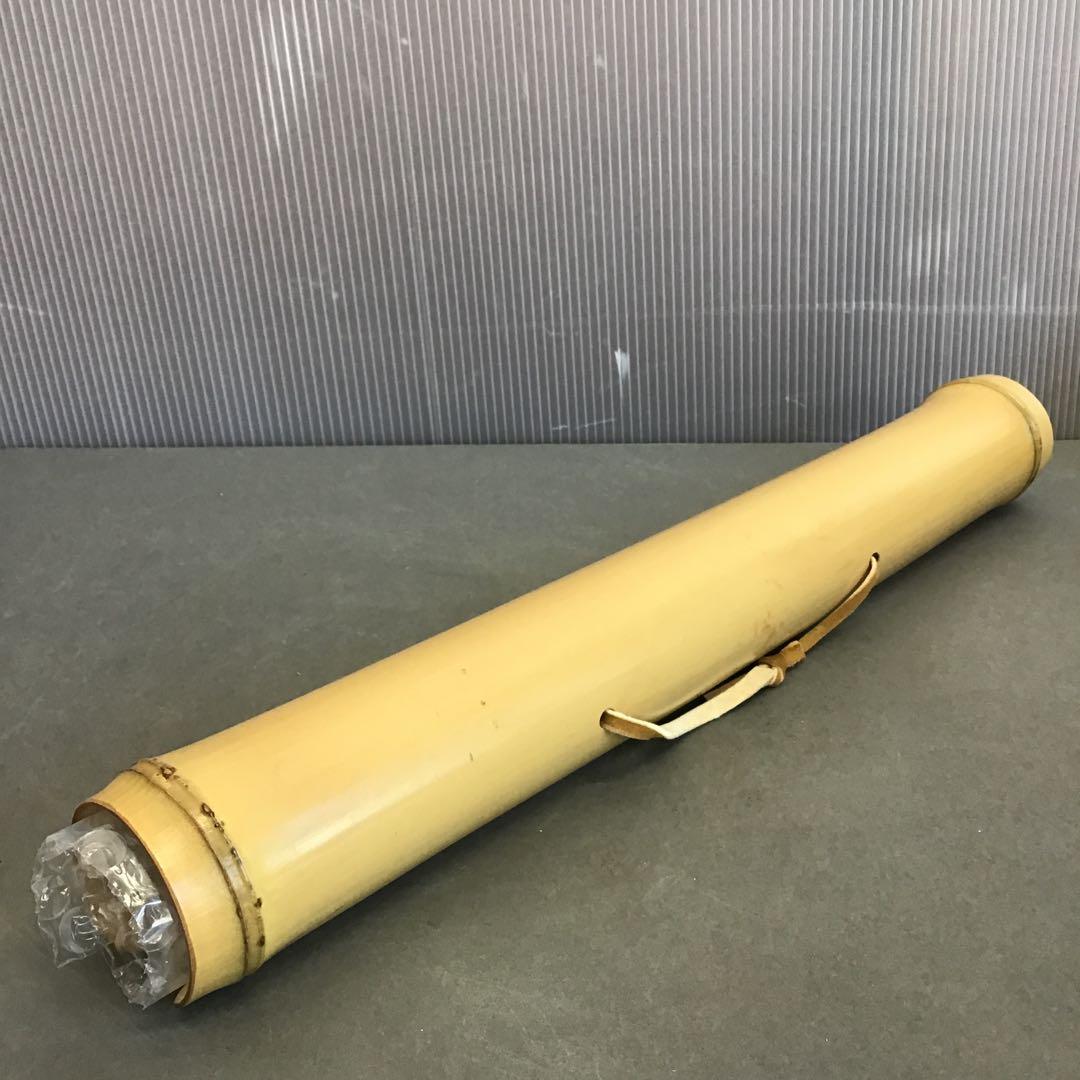 K茶道具 竹製 軸巻上(掛軸の長さ調整する時に) 紙箱 S978KJ